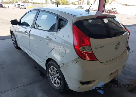 2012 Hyundai Accent Gs из США, поврежденный, VIN KMHCT5AE7CU056232